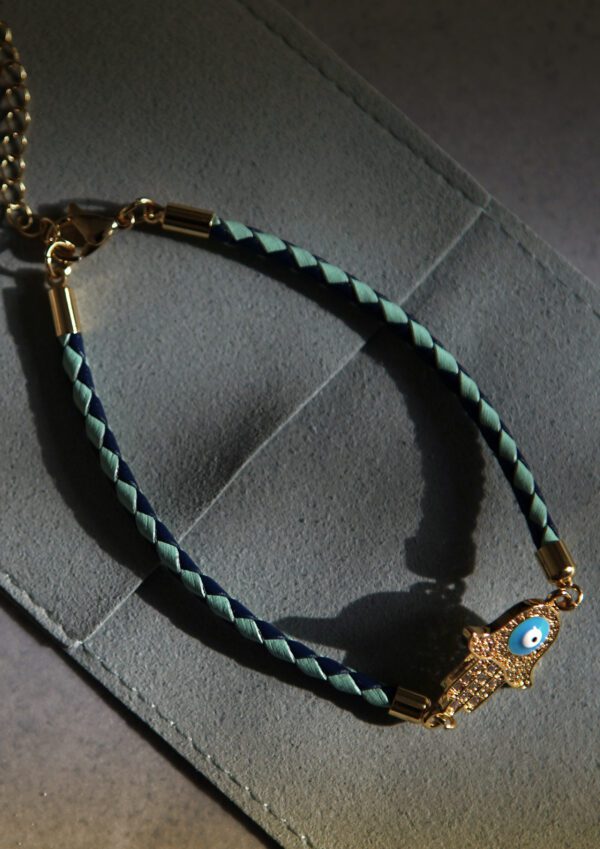 Leather Adjustable Bracelet - Image 3
