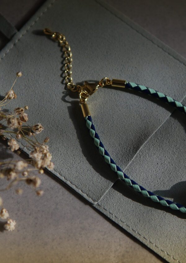 Leather Adjustable Bracelet - Image 4
