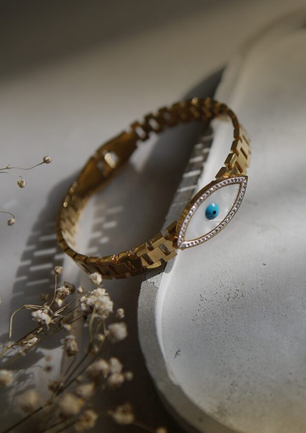 Turkish Eyes Cuff Bracelet
