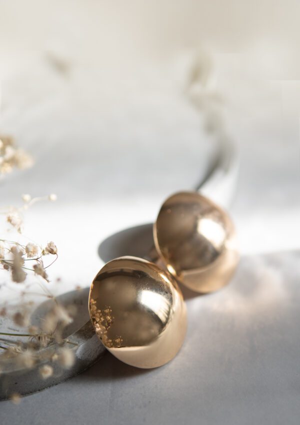 Big Round Ear Studs - Image 2