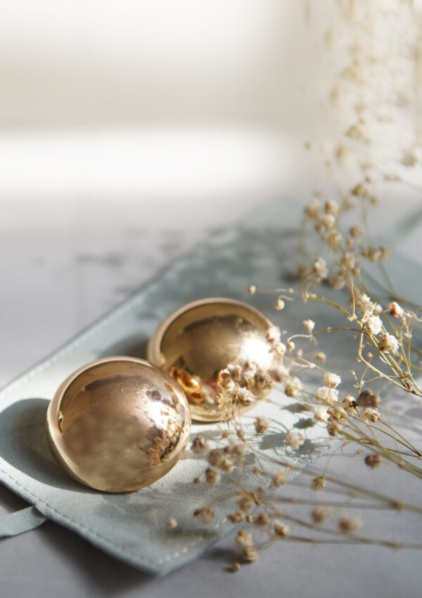 Big Round Ear Studs - Image 3