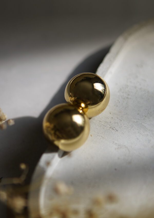 Round Ear Studs - Image 2